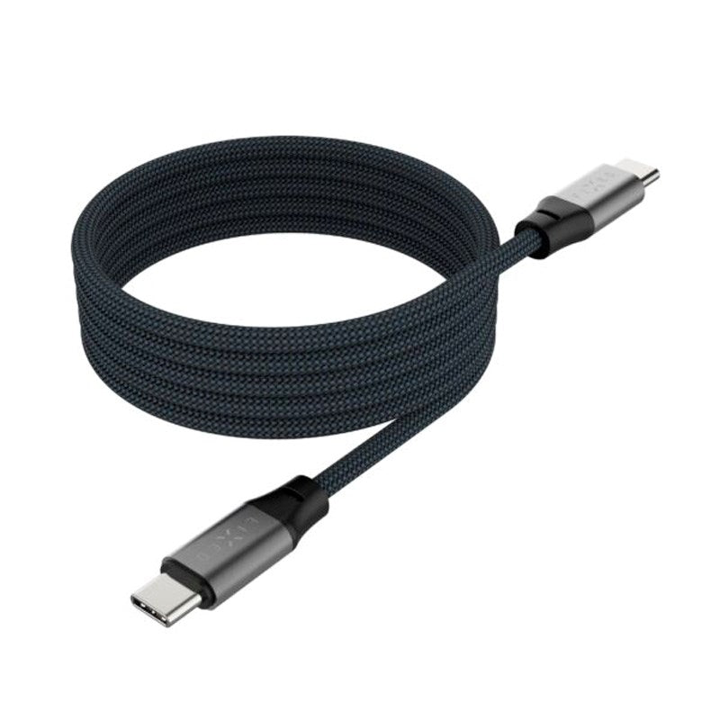 Fixed Magnetic USB-C til USB-C Kabel 240W - 1.2m - Sort