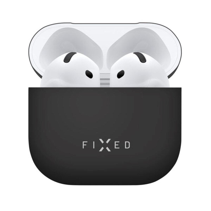 Apple AirPods (4. gen.) Fixed Silikone Cover - Sort