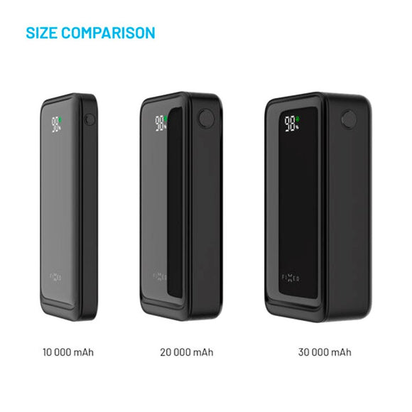 Fixed Zen2 30 - 20W PowerBank 30.000 mAh - Sort