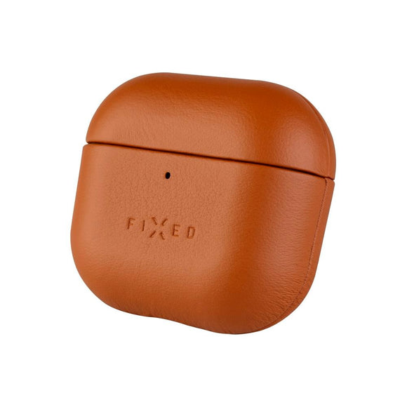 Fixed Apple AirPods (4. gen.) Ægte Læder Case - Brun