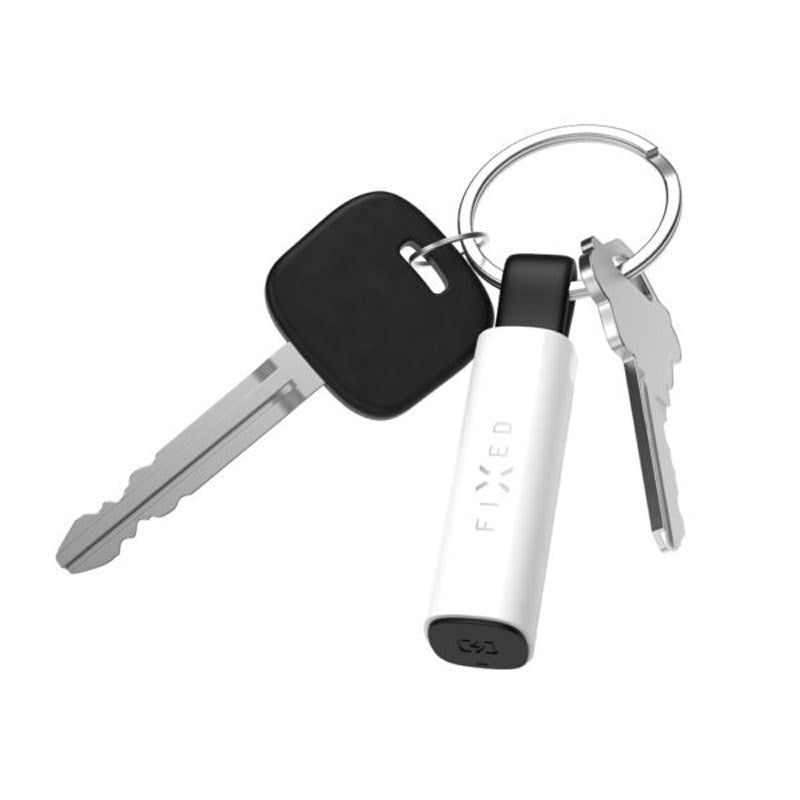 Fixed Sporingsenhed m. USB-C Opladning - Apple Find My Kompatibel - Hvid