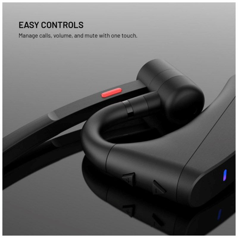 Fixed Talk Pro Trådløst Headset m. ENC - Open-Ear - Sort