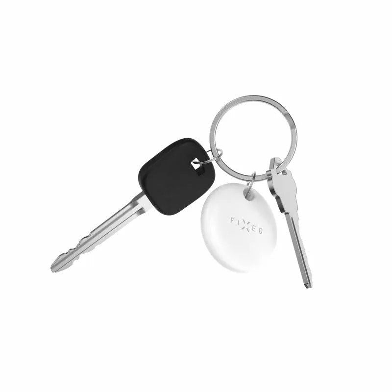 Fixed Tag Dual - Bluetooth GPS Tracker - Apple Find My / Find Hub Kompatibel - Hvid