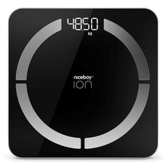 Niceboy ION Smart Scale - Bluetooth Kropsanalyse Badevægt - Sort