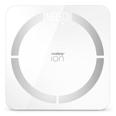 Niceboy ION Smart Scale - Bluetooth Kropsanalyse Badevægt - Hvid