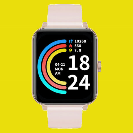 Niceboy WATCH Lite 4 - Smartwatch m. Sundhedssporing & Opkaldsfunktion - Rose Gold