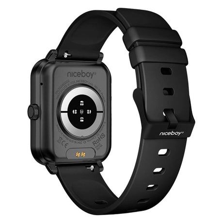 Niceboy WATCH Lite 4 - Smartwatch m. Sundhedssporing & Opkaldsfunktion - Black