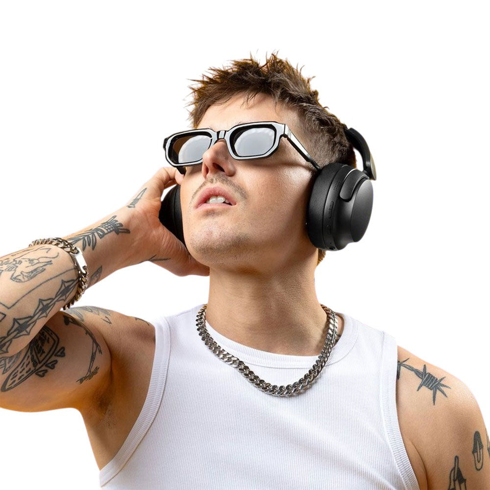 Niceboy Stellar ANC Trådløse Over-Ear Høretelefoner - Sort