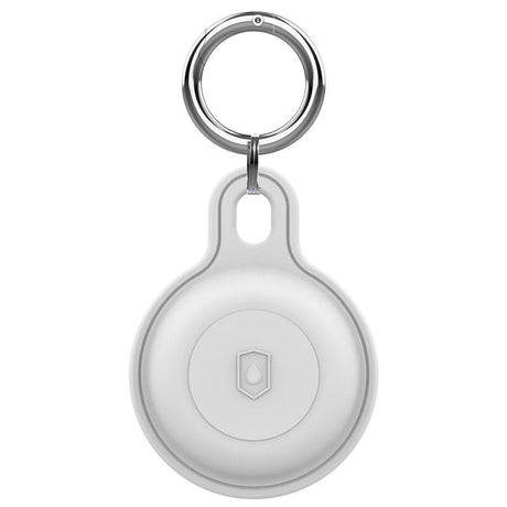 Mobile Origin Silikone AirTag 1. & 2. Gen. Holder m. Nøglering - Hvid