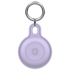 Mobile Origin Silikone AirTag Holder m. Nøglering - Lilla