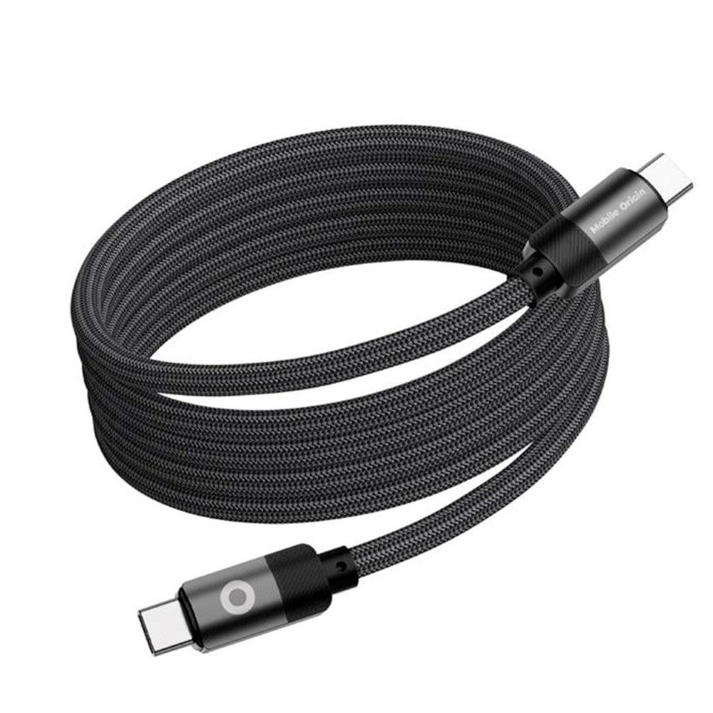Mobile Origin Magnetisk USB-C til USB-C Kabel - 1m - Sort