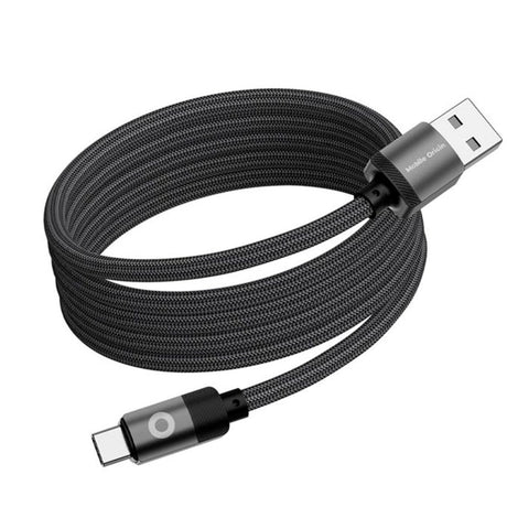 Mobile Origin Magnetisk USB-A til USB-C Kabel - 1m - Sort