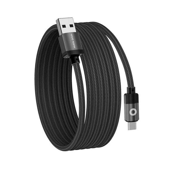 Mobile Origin Magnetisk USB-A til USB-C Kabel - 1m - Sort
