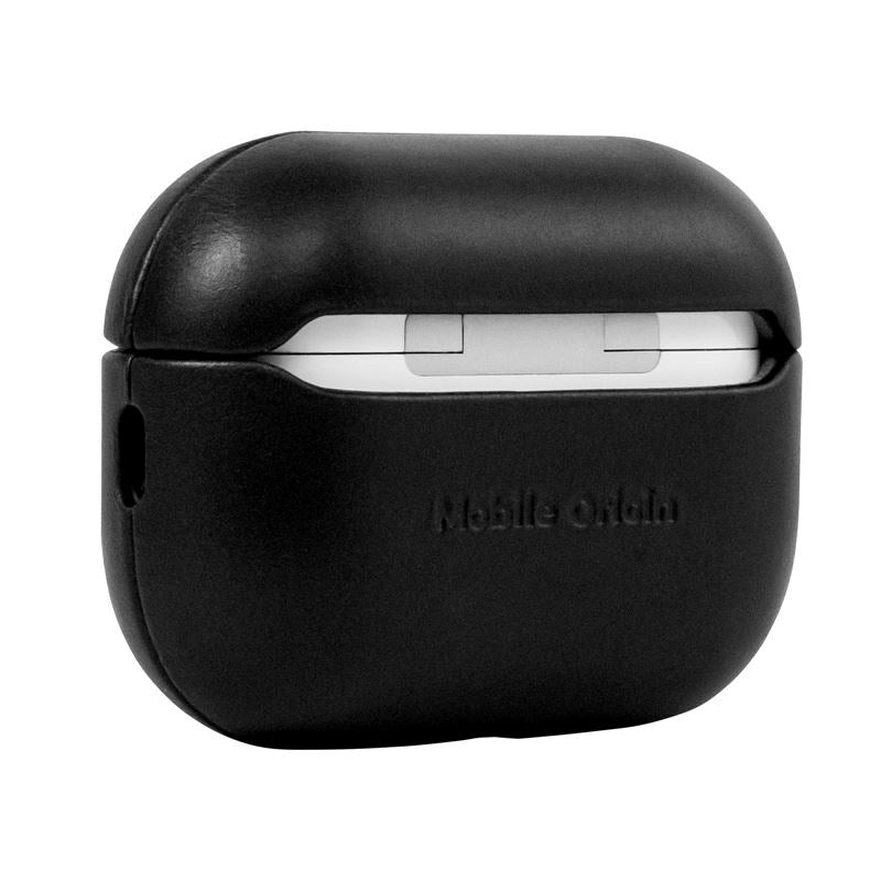 Mobile Origin Apple AirPods Pro (2. Gen.) Ægte Læder Cover - Sort