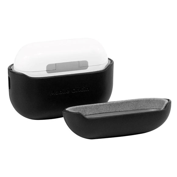 Mobile Origin Apple AirPods Pro (2. Gen.) Ægte Læder Cover - Sort