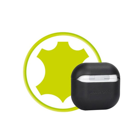 Mobile Origin Apple AirPods (4. Gen.) Ægte Læder Cover - Sort