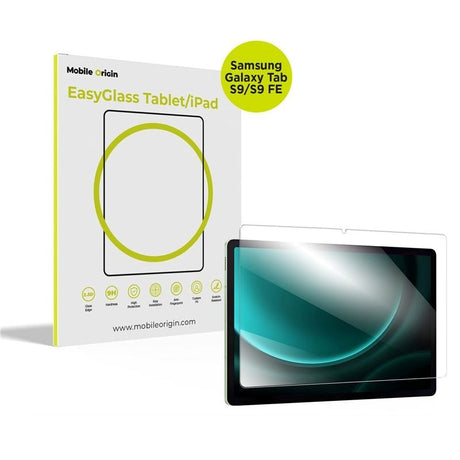Samsung Galaxy Tab S9 / S9 FE Mobile Origin EasyGlass Skærmbeskyttelse - Gennemsigtig