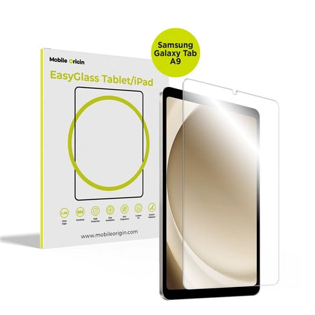 Samsung Galaxy Tab A9 Mobile Origin EasyGlass Skærmbeskyttelse - Gennemsigtig