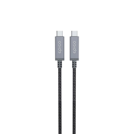 Epico Thunderbolt 4 Braided USB-C til USB-C Kabel - 1.5 m - Grå