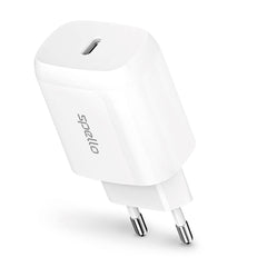 Spello 20W PD Vægoplader m. USB-C - Hvid