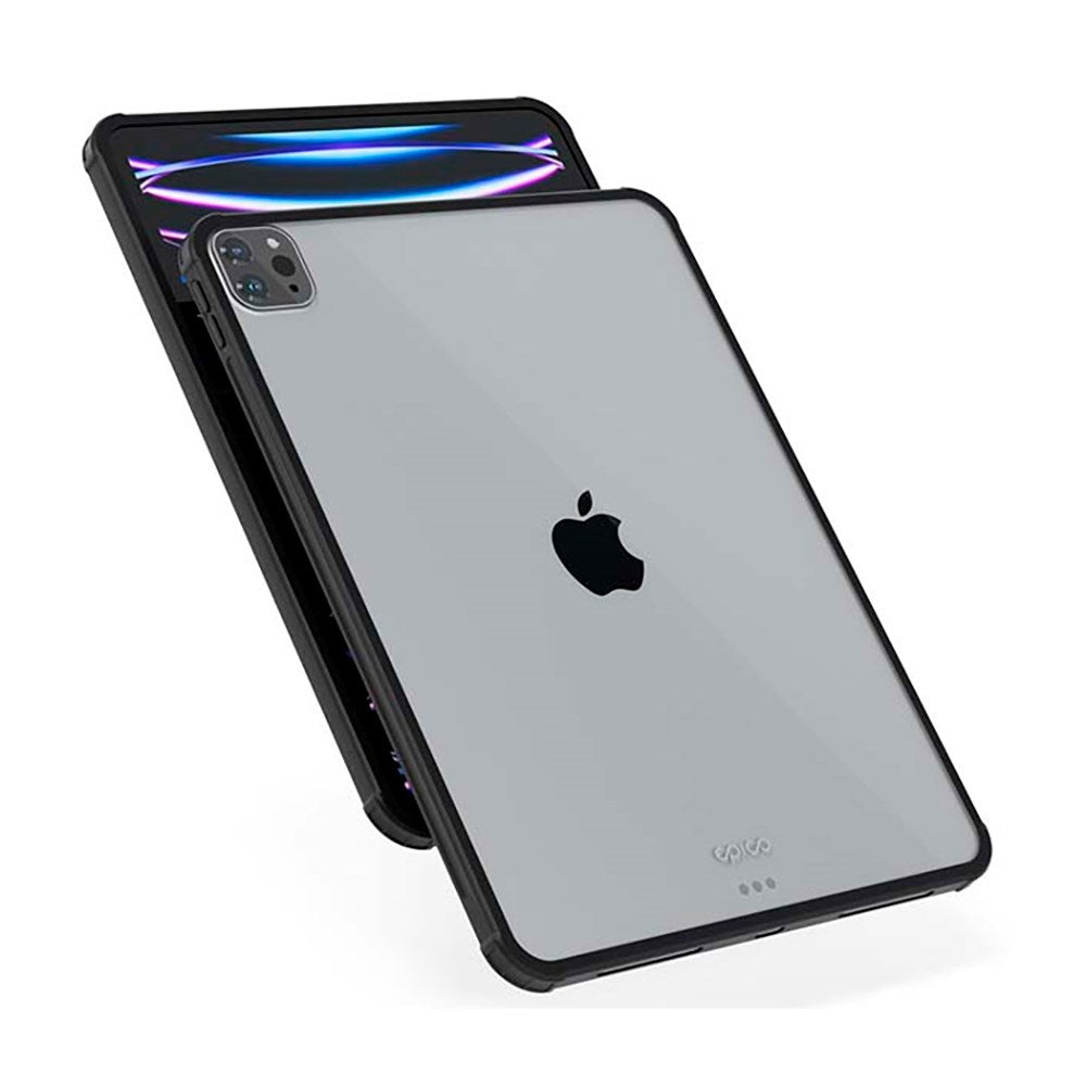 iPad Pro 11" (2022 / 2021 / 2020 / 2018) / iPad Air 10.9" (2022 / 2020) Epico Hero Cover - Gennemsigtig / Sort