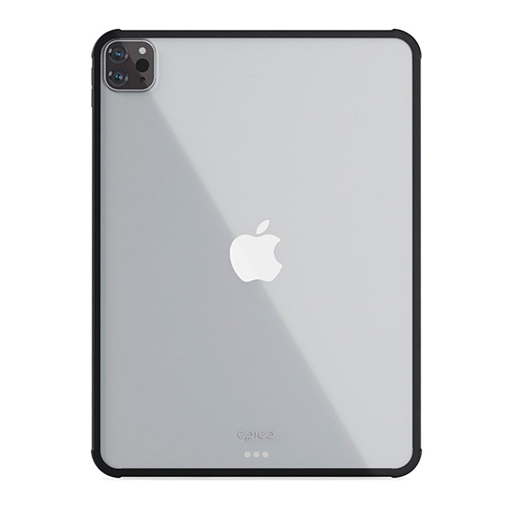 iPad Pro 11" (2022 / 2021 / 2020 / 2018) / iPad Air 10.9" (2022 / 2020) Epico Hero Cover - Gennemsigtig / Sort