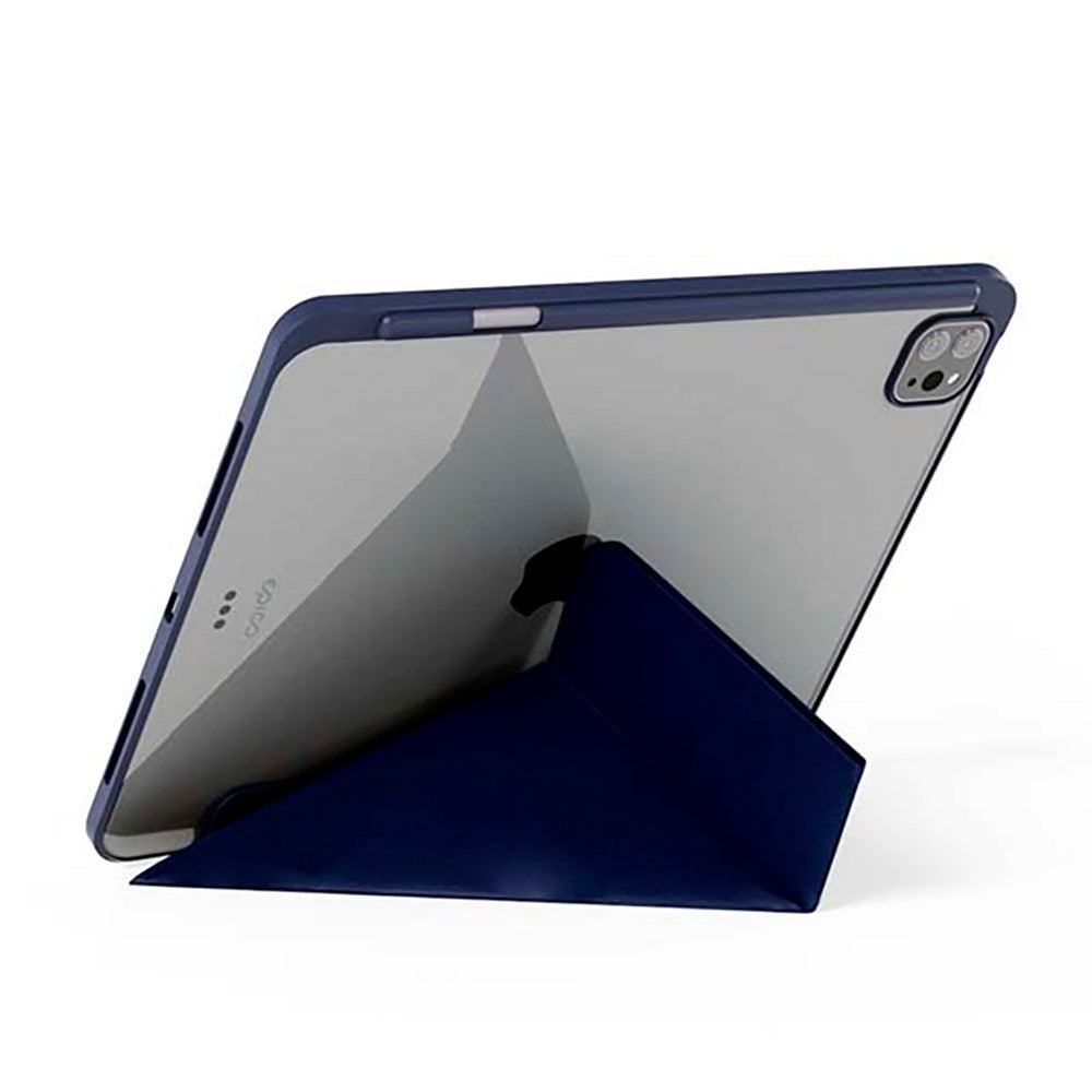 iPad Air 11-10.9" (2026-2020) / Pro 11" (2022-2018) Epico Hero Flip Cover - Origami - Blå
