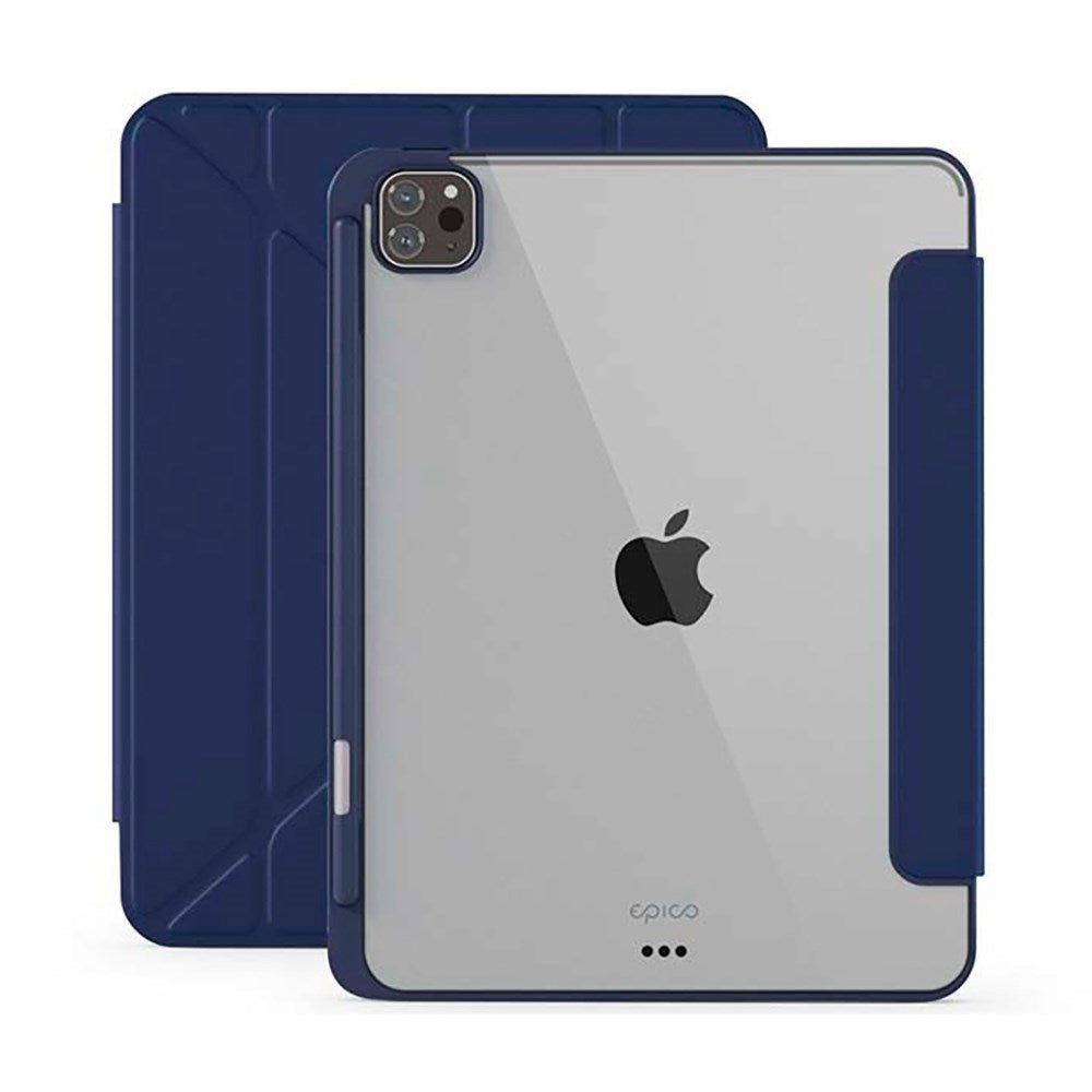 iPad Air 11-10.9" (2026-2020) / Pro 11" (2022-2018) Epico Hero Flip Cover - Origami - Blå