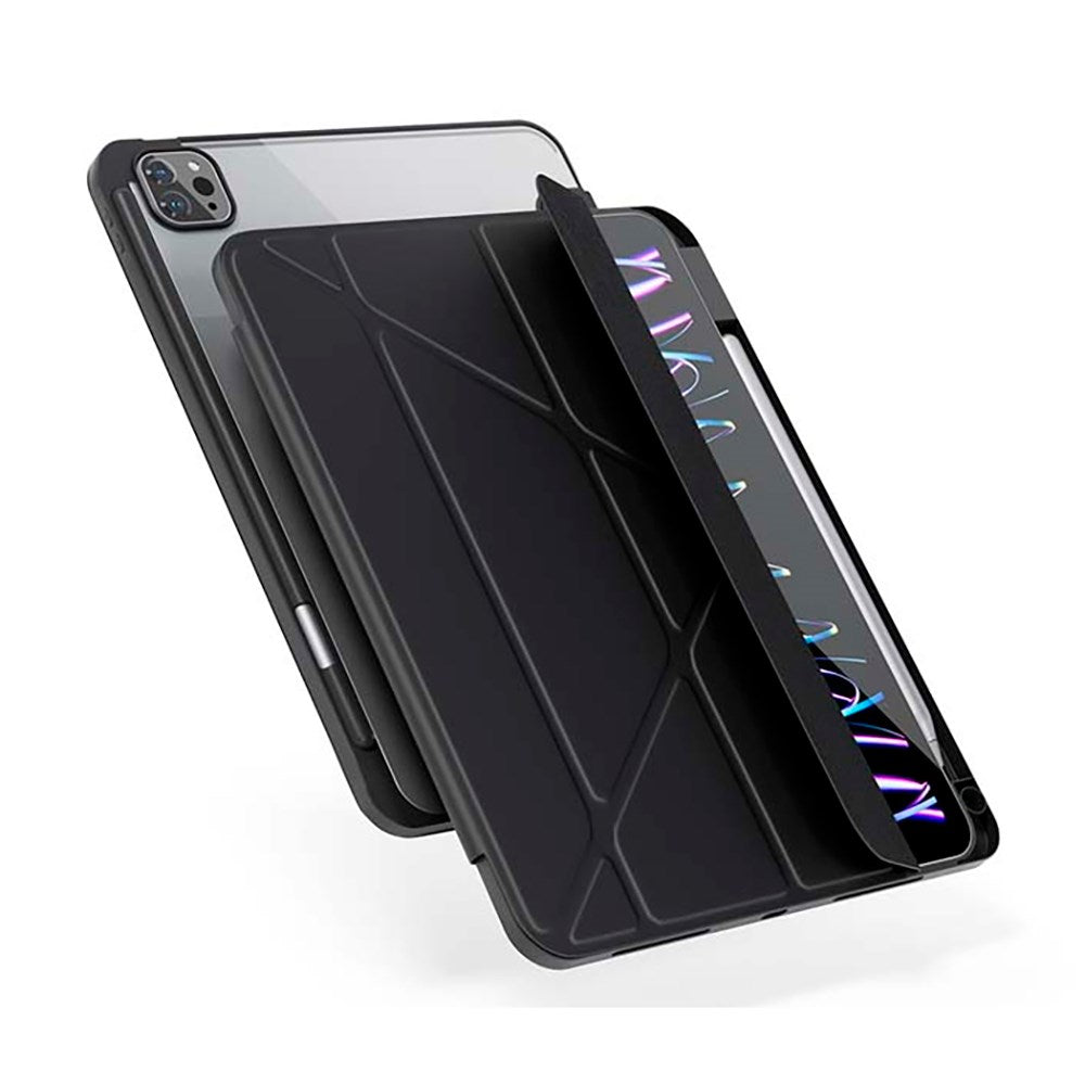 iPad Air 11-10.9" (2026-2020) / Pro 11" (2022-2018) Epico Hero Flip Cover - Origami - Sort