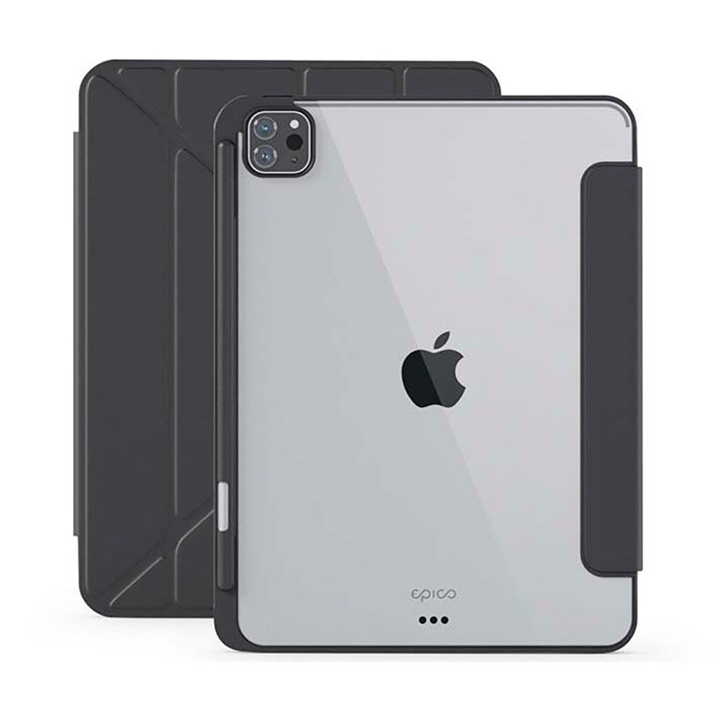 iPad Air 11-10.9" (2026-2020) / Pro 11" (2022-2018) Epico Hero Flip Cover - Origami - Sort