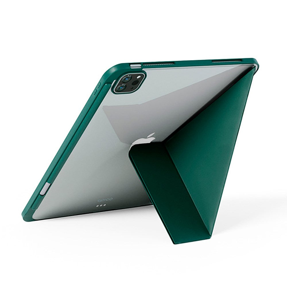 iPad Air 11-10.9" (2026-2020) / Pro 11" (2022-2018) Epico Hero Flip Cover - Origami - Grøn