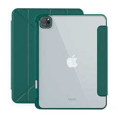 iPad Air 10.9-11" (2025-2020) / Pro 11" (2022-2018) Epico Hero Flip Cover - Origami - Grøn