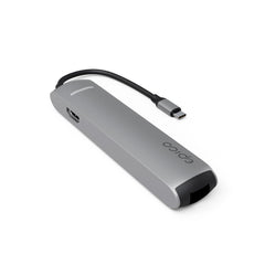 Epico 6-i-1 USB-C Adapter – Slim Design med 8K Opløsning - Space Grey