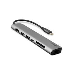 Epico Multimedia 8K USB-C 7-i-1 Hub - Space Grey
