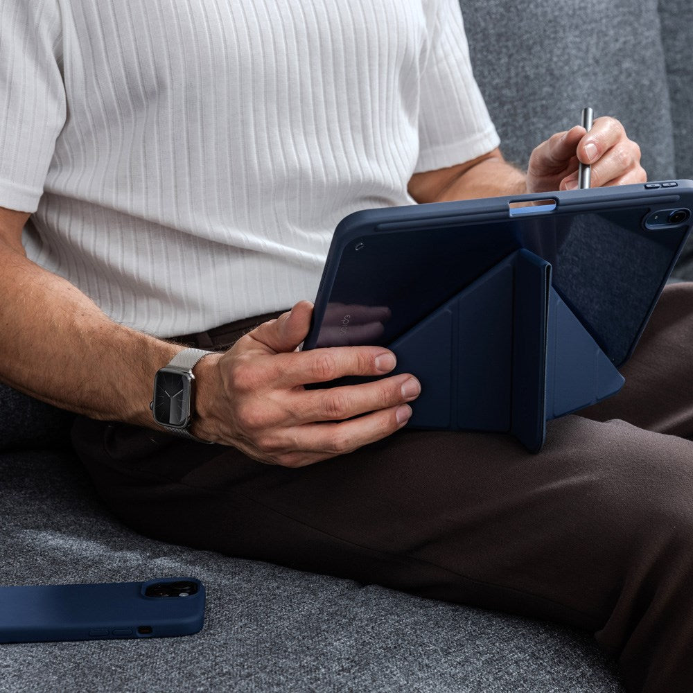 iPad Pro 11" (2025 / 2024) Epico Hero Flip Cover - Origami - Blå