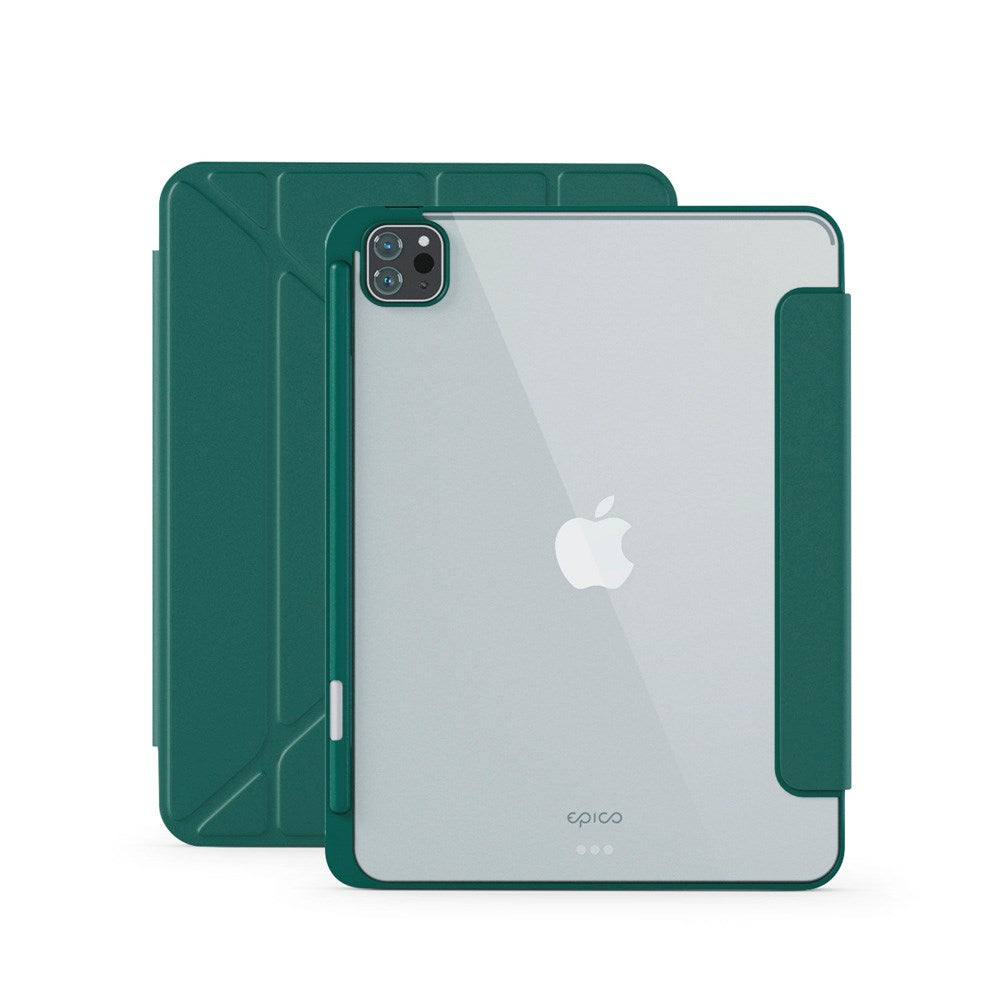 iPad Pro 11" (2025 / 2024) Epico Hero Flip Cover - Origami - Grøn