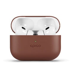 Epico AirPods Pro (2. Gen.) Ægte Læder Cover - Brun