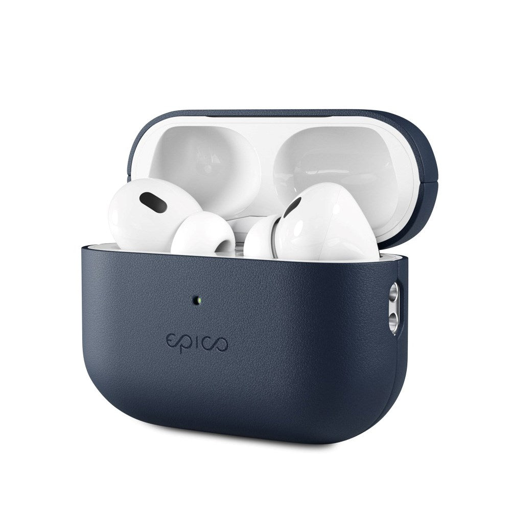 Epico AirPods Pro (2. Gen.) Ægte Læder Cover - Blå