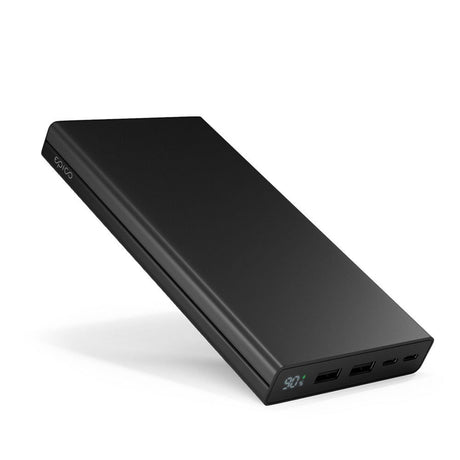 Epico 45W Power Bank 30.000 mAh m. 2 x USB-A Stik 2 x USB-C Stik 1 x USB-C Kabel -  Sort