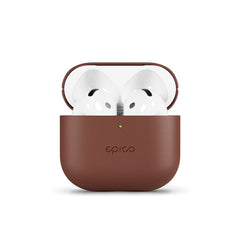 Epico AirPods (4. Gen.) Ægte Læder Cover - Brun