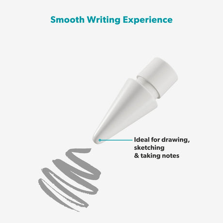 Epico Stylus Spidser til UltraPen Stylus ES50 & Apple Pencil - Hvid