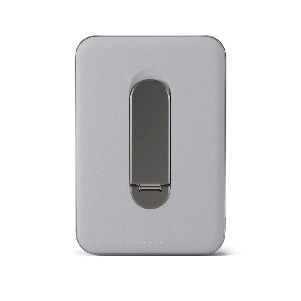 Epico UltraPack Qi2 Stand Alu Mag+ PowerBank 5000 mAh - MagSafe Kompatibel - Titanium