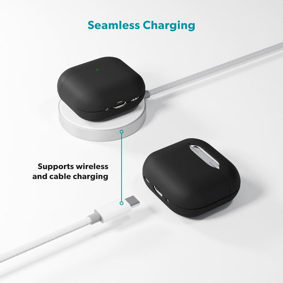 Apple AirPods Pro (3. gen.) Epico Ægte Læder Cover - Sort