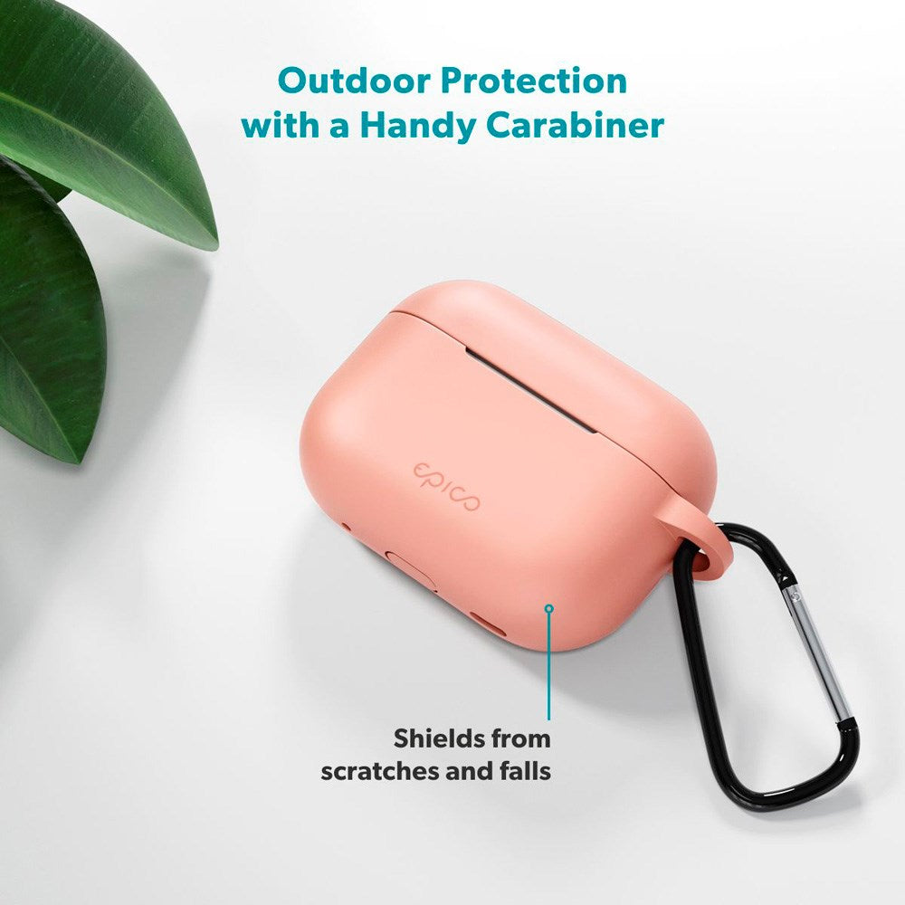 Apple AirPods Pro (3. gen.) Epico Outdoor Silicone Cover - Lyserød