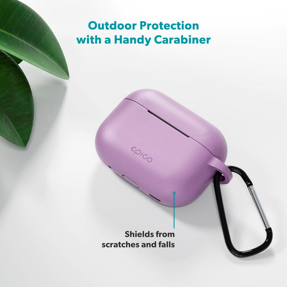 Apple AirPods Pro (3. gen.) Epico Outdoor Silicone Cover - Lilla