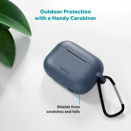 Apple AirPods Pro (3. gen.) Epico Outdoor Silicone Cover - Blå