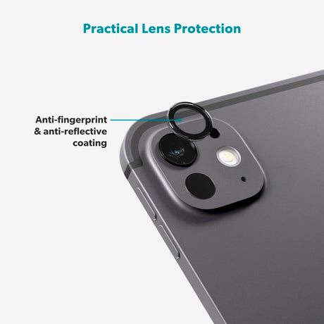 iPad Pro 11" (2025 / 2024) / Pro 13" (2025 / 2024) Epico Kameralinsebeskyttelsesglas m. Installationsramme - Gennemsigtig