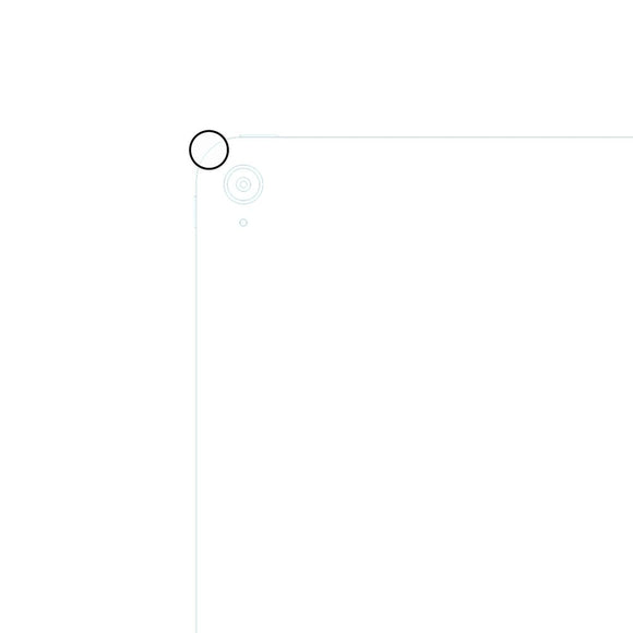 iPad 11" (2025) / 10.9" (2024-2020) / Mini (2021) / Air 13" (2026-2024) / Air 11" (2026-2024) / Air (2020) Epico Kameralinsebeskyttelsesglas m. Installationsramme - Gennemsigtig