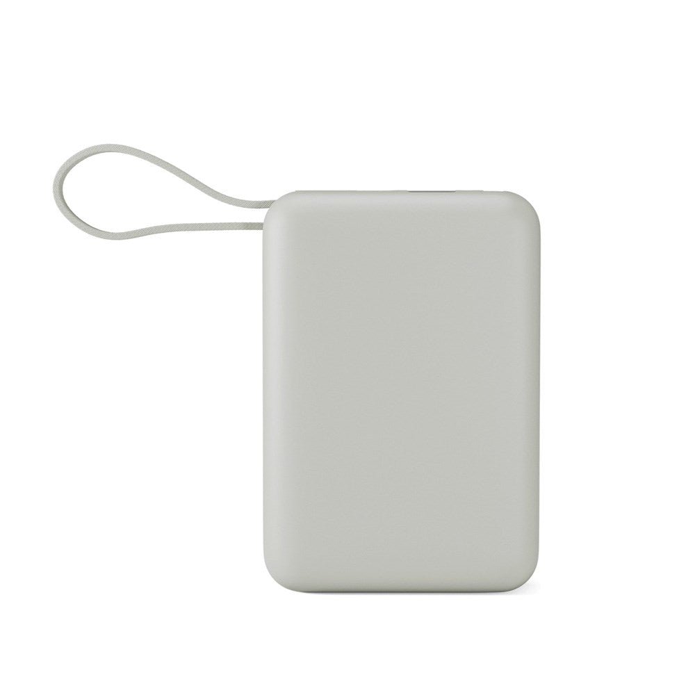 Epico UltraPack 45W Powerbank 20.000mAh m. Udtrækkeligt USB-C Kabel - Grå