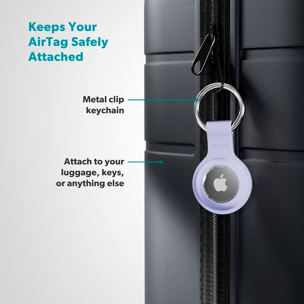 Apple AirTag 1. & 2. Gen. Epico Silikone Cover - Lilla